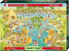 Heye Puzzle Mad Zoo: Nilska razstava 1000 kosov