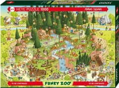 Heye Puzzle Crazy Zoo: Black Forest Exposition 1000 kosov