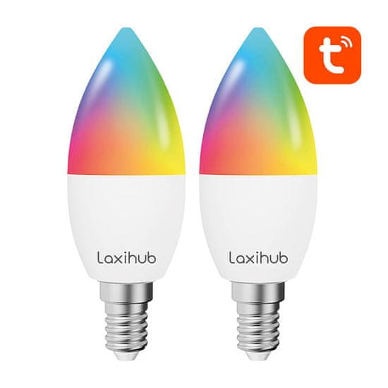 Laxihub LAE14S Wifi Bluetooth TUYA pametna LED žarnica (2 kosa)