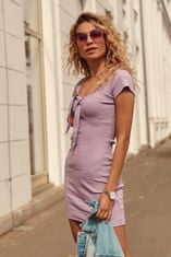 Fasardi Ženska mini obleka Morcaflor sivka Universal