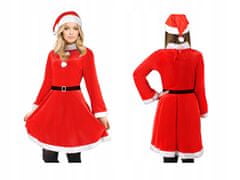 Malatec Univerzalni božični 3 delni kostum gospa božiček