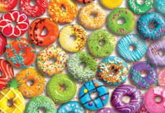 EuroGraphics Sestavljanka v pločevinasti škatli Donut mavrica 550 kosov