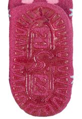 Sterntaler Nedrseče nogavice Hearts AIR magenta dekliška velikost 21/22 cm- 18-24 m