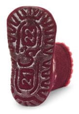Sterntaler Nedrseče nogavice Fairy AIR 2 kosa v paketu temno rdeča dekliška velikost 19/20 cm- 12-18 m