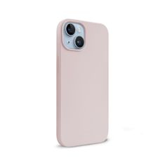 NEW Crong Color Cover Magnetic - ohišje MagSafe za iPhone 14 Plus (peščeno roza)