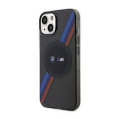 NEW BMW Tricolor Stripes MagSafe - ohišje za iPhone 14 (sivo)