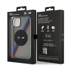 NEW BMW Tricolor Stripes MagSafe - ohišje za iPhone 14 (sivo)