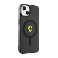 NEW Ferrari prozorno ohišje MagSafe - iPhone 14 Plus (črno)