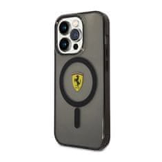 Ferrari Ferrari prozorno ohišje MagSafe - iPhone 14 Pro (črno)