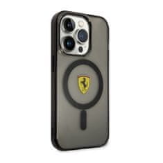 Ferrari Ferrari prozorno ohišje MagSafe - iPhone 14 Pro (črno)