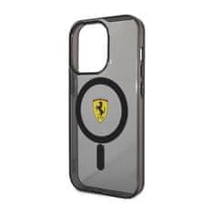 Ferrari Ferrari prozorno ohišje MagSafe - iPhone 14 Pro (črno)