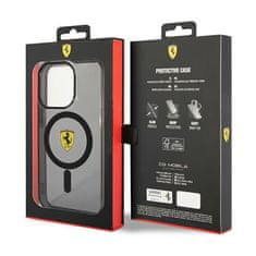 NEW Ferrari prozorno ohišje MagSafe - iPhone 14 Pro Max (črno)