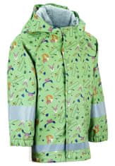 Sterntaler Dežna jakna z odsevnimi elementi nepremočljiva gozdne živali zelena velikost 98 cm- 2-3 leta