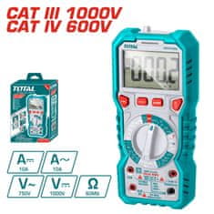 Total Digitalni multimeter, CATIII1000V/CATIV600V (TMT47503)