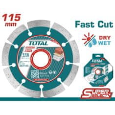 Total Diamantna rezalna plošča 115mm, serija INDUSTRIAL (TAC21111512)