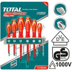 Total 6-delni set izoliranih izvijačev, serija INDUSTRIAL (THTIS566)