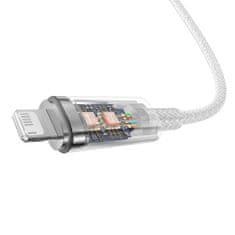 BASEUS Opleten kabel za iPhone Explorer Series USB - Lightning 2,4A 2 m, bel