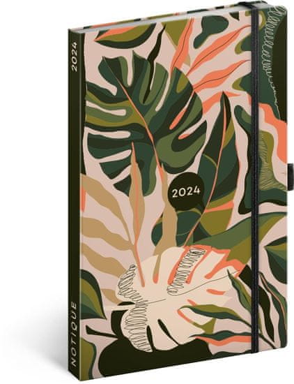 Dnevnik 2024: Džungla - tedensko, 13 × 21 cm