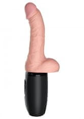 King Cock Plus TOPLOTNI VIBRATOR King Cock Plus Triple Threat Skin