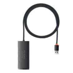 BASEUS HUB adapter USB-A na 4xUSB-A 3.0 5Gb/s Lite Series črn