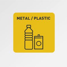 NEW Koš za odpadke 60 l - kovinski plastični