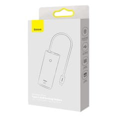 Noah Večnamenski USB-C HUB serije Lite 2 x USB 3.0 USB-C HDMI 1.4 SD-TF črn