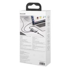 PRO Večnamenski 6-v-1 USB USB-C PD HDMI 3x USB 3.2 RJ45 Siva