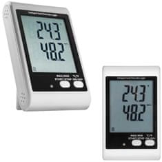 Miramarket Termohigrometer za beleženje temperature in vlage območje 0 - 100% -35 - 70deg;C USB