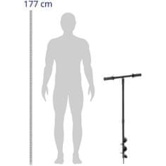 Hillvert Ročni zemeljski sveder, premer 80 mm do 150 cm