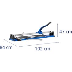 MSW Ročni stroj za rezanje ploščic dolžine 800 mm in globine 16 mm