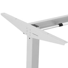 NEW Okvir za pisalno mizo z ročno nastavitvijo višine 73-124 cm do 70 kg SIVA