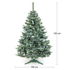 nabbi Božično drevo Christee 14 150 cm - zeleno/belo