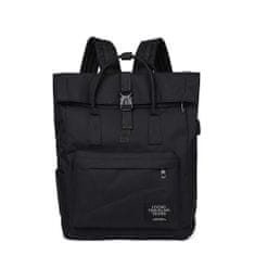 Dollcini laptop bag, nylon bag, Travel/Work/Everyday, črna mešanica