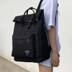 Dollcini laptop bag, nylon bag, Travel/Work/Everyday, črna mešanica