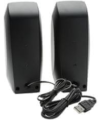 Logitech Zvočniki S150 2.0, USB, 1,2 W (2x0,6 W) RMS, črni