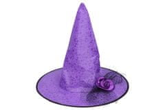 karneval - čarovniški klobuk vijolične barve