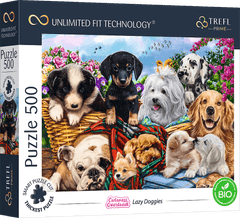 Trefl Puzzle UFT Cuteness Overload: utrujeni psi 500 kosov