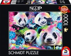 Schmidt Puzzle Neon: Pande 1000 kosov