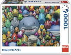 Dino Puzzle Barvne ribe 1000 kosov