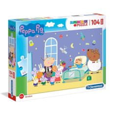 Clementoni - Puzzle Supercolor Maxi 104 Peppa Pig