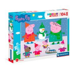 Clementoni - Puzzle Maxi 104 Peppa Pig