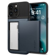 Spigen slim armor cs etui za iphone 15 pro - modri