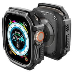 slomart spigen rugged armor apple watch ultra (49 mm) mat črna