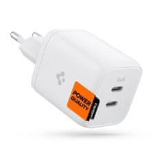 slomart spigen pe2106eu powerarc 2-portni omrežni polnilnik pd65w bela