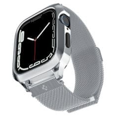 Spigen SPIGEN METAL FIT "PRO" APPLE WATCH 4 / 5 / 6 / 7 / 8 / SE (44 / 45 MM) SREBRNA