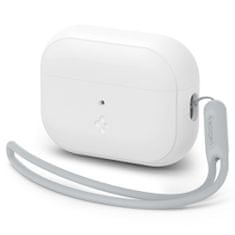 slomart spigen silikonski trak za apple airpods pro 1 / 2 bela/siva