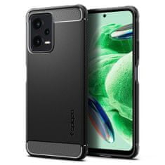 slomart spigen robusten oklep xiaomi redmi note 12 5g / poco x5 5g mat črna