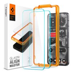 slomart Škodljive vsebine spigen alm glas.tr 2-pack nothing phone 2 clear