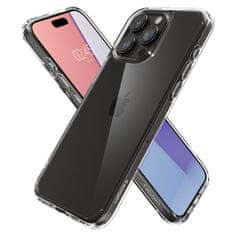 slomart spigen crystal hybrid, kristalno prozoren - iphone 15 pro max