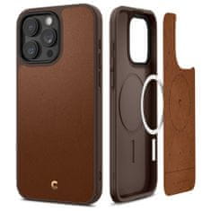 slomart spigen cyrill kajuk mag magsafe iphone 15 pro saddle brown